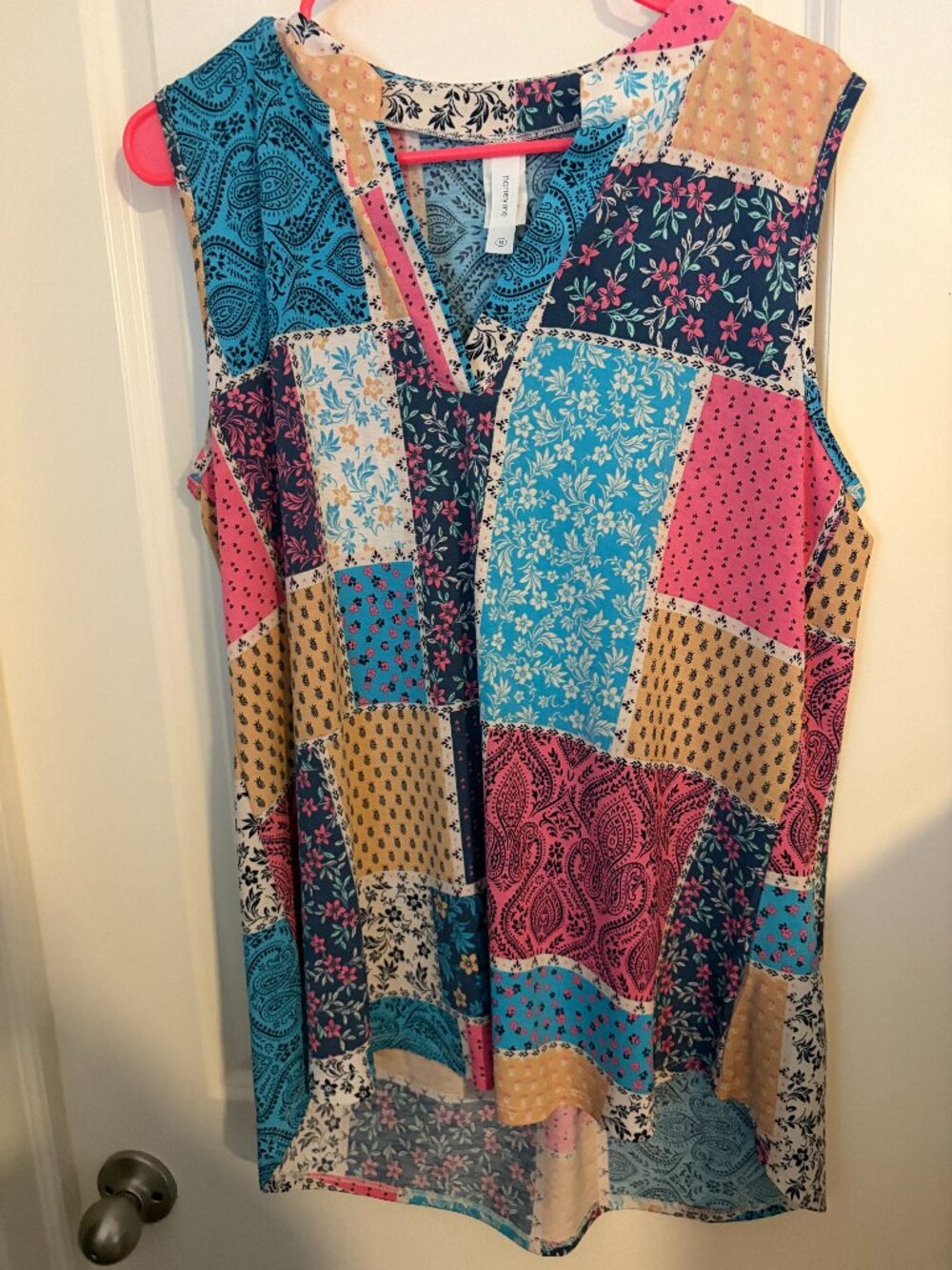 Honeyme Sleeveless Gabby Top- Medium